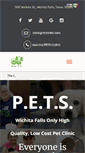 Mobile Screenshot of petslowcostspayandneuter.org